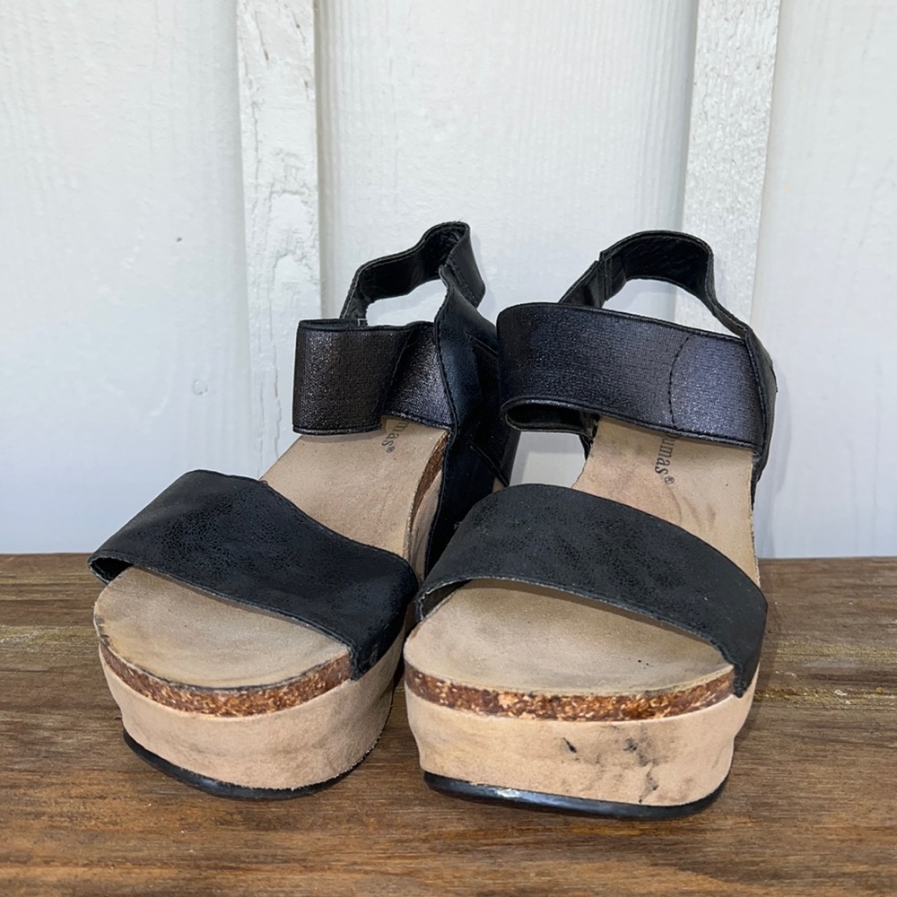 Pierre Dumas black wedge. Size 6.5. Gently used. So chic and comfy!